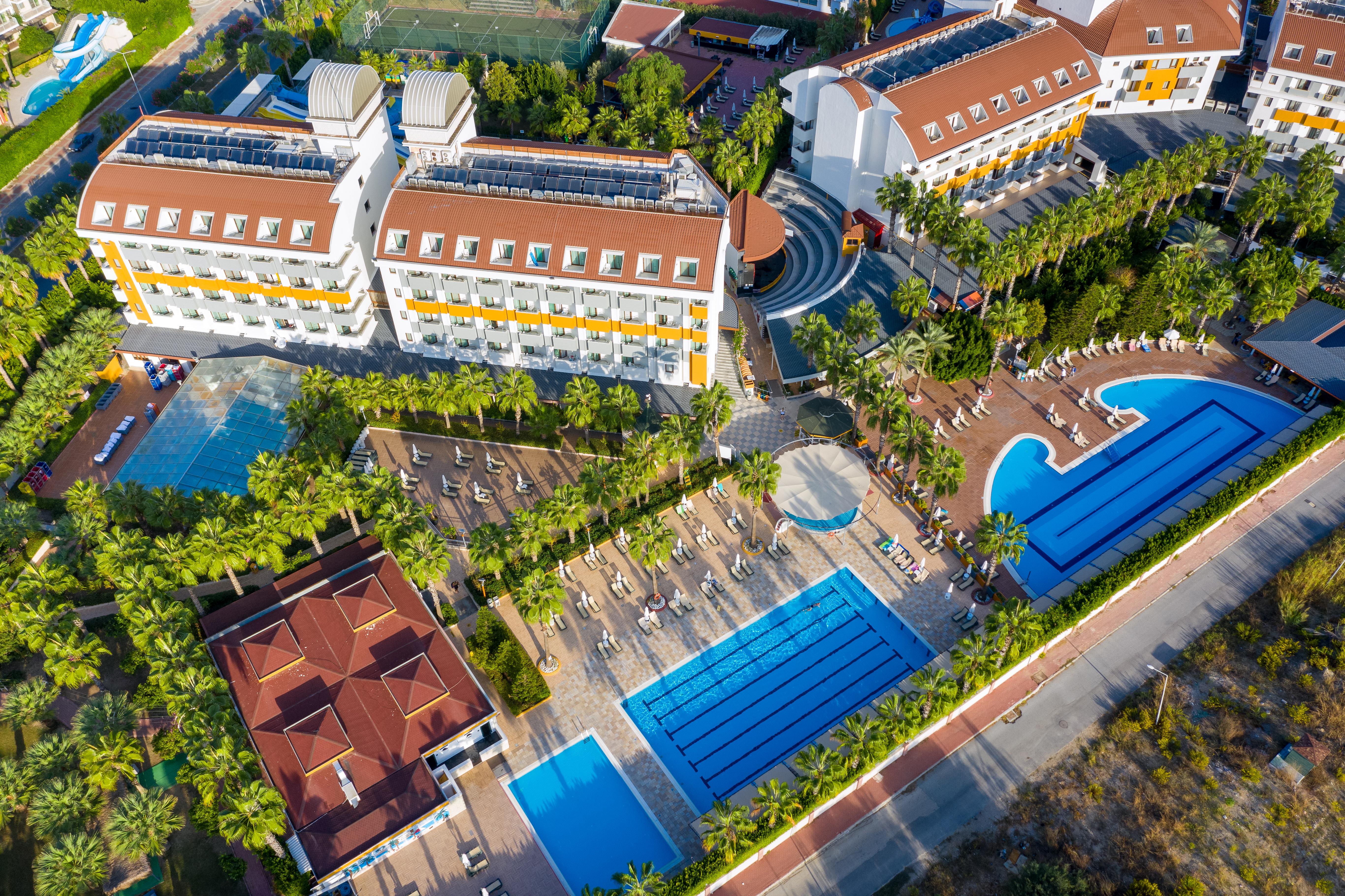 Primasol Hane Family Resort Hotel Side Exterior foto