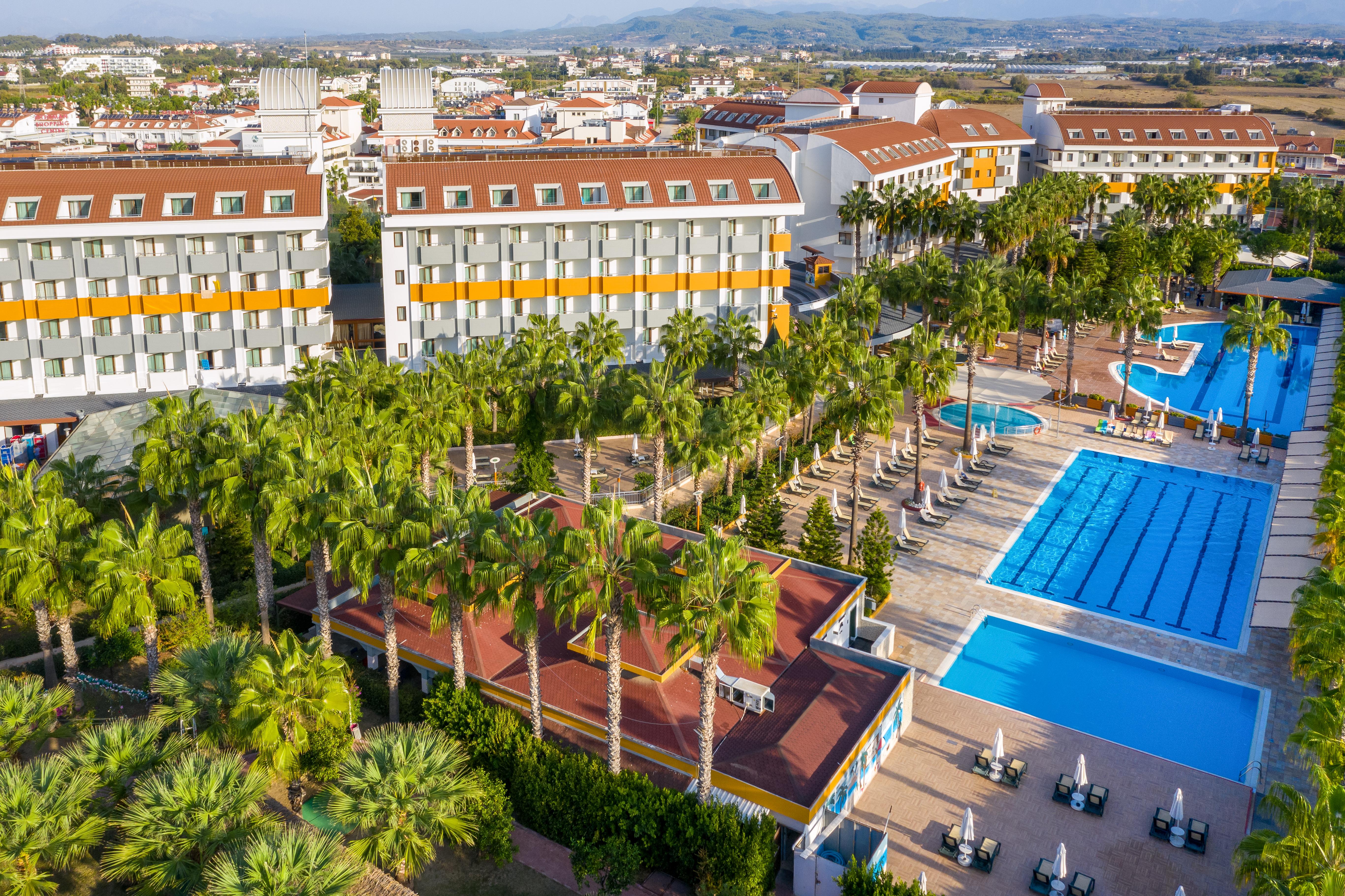 Primasol Hane Family Resort Hotel Side Exterior foto